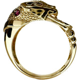 14号 パンサーモチーフ ルビー 0.11ct サファイア 0.11ct エメラルド/ダイヤモンド 0.05/0.05ct リング・指輪 K18ゴールド 18金 5.8g レディース
【中古】【真子質店】【NN】




【IIMoMo】