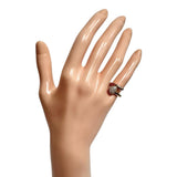 2.5号 Heart Pinky Diamond Total 0.26ct Ring K18PG Pink Gold 18K 4.0g Ladies
【Used】【Makoto Shichiten】【NN】

【MiID】