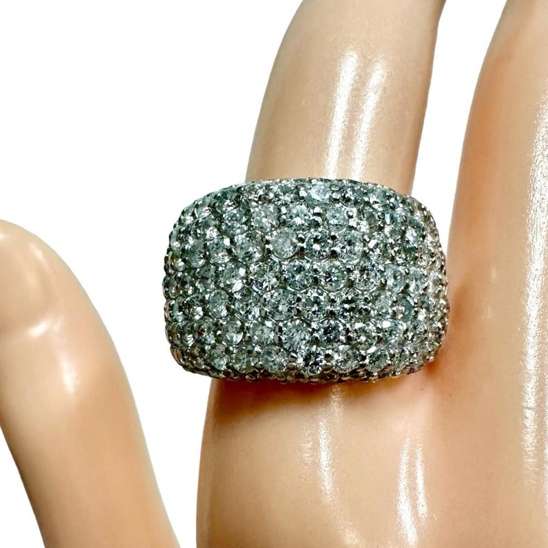 11号 パヴェ ダイヤモンド 計3.00ct リング・指輪 Pt900プラチナ 13.8g