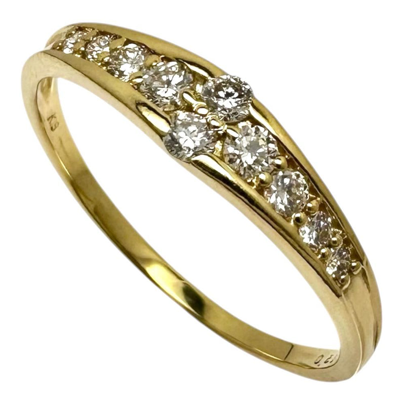 13号 ダイヤモンド 計0.20ct リング・指輪 K18ゴールド 18金 1.4g