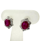 Ruby 0.71/0.75ct Total 0.16×2ct Diamond Earrings K18WG 18K White Gold 2.2g Ladies
【Used】【Makoto Shichiten】【NN】


【YYx】