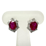 Ruby 0.71/0.75ct Total 0.16×2ct Diamond Earrings K18WG 18K White Gold 2.2g Ladies
【Used】【Makoto Shichiten】【NN】


【YYx】