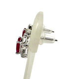 Ruby 0.71/0.75ct Total 0.16×2ct Diamond Earrings K18WG 18K White Gold 2.2g Ladies
【Used】【Makoto Shichiten】【NN】


【YYx】