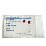 Ruby 0.71/0.75ct Total 0.16×2ct Diamond Earrings K18WG 18K White Gold 2.2g Ladies
【Used】【Makoto Shichiten】【NN】


【YYx】