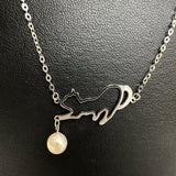 猫モチーフ アコヤパール 6.0mm ネックレス K18WGホワイトゴールド 18金 2.3g 47cm レディース
【中古】【真子質店】【NN】




【DDx】