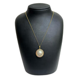 Mabe Pearl / Pearl approx. 21.0mm Pendant Top K18 Gold 18K 8.1g Ladies
[Used] [Makoto Shichiten] [NN]




[MaxMi]