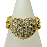 12号【Ponte Vecchio/PV】 心形链钻石 共0.90ct 戒指 K18黄金 18K 9.9g 女士
【中古】【真子质店】【NN】




【TIYK】