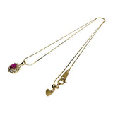 Ruby 0.493ct Diamond Total 0.28ct Necklace K18 Gold 18K 3.6g 46cm Ladies
【Used】【Makoto Shichiten】【NN】




【MixMa】