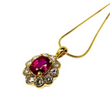 Ruby 0.493ct Diamond Total 0.28ct Necklace K18 Gold 18K 3.6g 46cm Ladies
【Used】【Makoto Shichiten】【NN】




【MixMa】