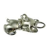 Dog Motif Diamond 0.02ct Pendant Top K18WG White Gold 18K 3.6g Ladies
【Used】【Makoto Shichiten】【NN】

【KIMo】