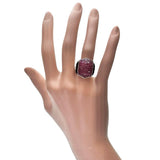 9号 红宝石（神秘镶嵌） 3.40ct 钻石 0.10ct 缟玛瑙 戒指 K18WG白金 18K 10.3g 女士
【中古】【真子质店】【NN】




【ISMix】