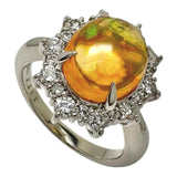 10.5 Fire Opal 2.386ct Diamond Total 0.52ct Ring Pt900 Platinum 8.6g Women's
[Used] [Makoto Shichiten] [NN]




[SSx]