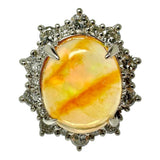 10.5 Fire Opal 2.386ct Diamond Total 0.52ct Ring Pt900 Platinum 8.6g Women's
[Used] [Makoto Shichiten] [NN]




[SSx]