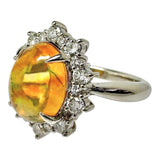 10.5 Fire Opal 2.386ct Diamond Total 0.52ct Ring Pt900 Platinum 8.6g Women's
[Used] [Makoto Shichiten] [NN]




[SSx]