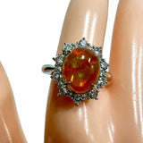 10.5 Fire Opal 2.386ct Diamond Total 0.52ct Ring Pt900 Platinum 8.6g Women's
[Used] [Makoto Shichiten] [NN]




[SSx]