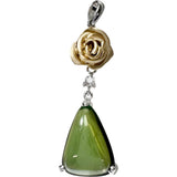 2WAY Green Tourmaline 6.432 ct Diamond 0.043ct Pendant Top K18YG Yellow Gold 18K/K18WG White Gold 18K 4.8g Ladies
[Used] [Makoto Shichiten] [NN]

[YYx]