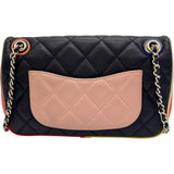 【CHANEL/シャネル】 マトラッセ チェーンショルダー 幅22cm ショルダーバッグ 23番台（2017年） レザー ブラック/マルチカラー/シルバー金具 レディース【中古】【真子質店】【BL】




【MaYMax】