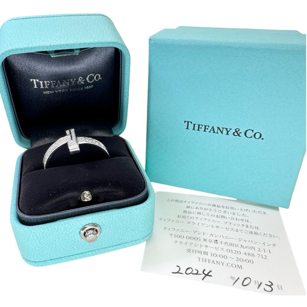 19号【TIFFANY&Co./ティファニー】 Tワン ナロー ダイヤモンド 0.47ct