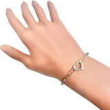 Heart Bracelet K18WG White Gold 18K 2.2g 18cm Ladies
【Used】【Makoto Shichiten】【BL】




【MaDx】
【ex】