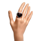Size 13 Heart Ruby (Mystery Setting) 4.90ct Diamond Total 0.40ct Ring K18WG White Gold 18k 8.5g Ladies
【Used】【Makoto Shichiten】【NN】

【ISTMo】
