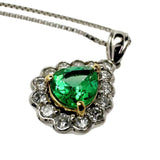 エメラルド 0.83ct ダイヤモンド 計0.58ct ネックレス Pt900プラチナ/Pt850プラチナ/K18ゴールド 7.2g 40cm レディース
【中古】【真子質店】【NN】




【IDMiMo】