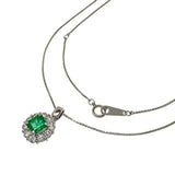 エメラルド 0.70ct ダイヤモンド 計0.59ct ネックレス Pt900プラチナ/Pt850プラチナ 5.7g 40cm レディース
【中古】【真子質店】【NN】




【SSx】