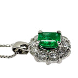 エメラルド 0.70ct ダイヤモンド 計0.59ct ネックレス Pt900プラチナ/Pt850プラチナ 5.7g 40cm レディース
【中古】【真子質店】【NN】




【SSx】
