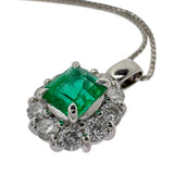 エメラルド 0.70ct ダイヤモンド 計0.59ct ネックレス Pt900プラチナ/Pt850プラチナ 5.7g 40cm レディース
【中古】【真子質店】【NN】




【SSx】