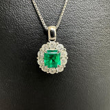 エメラルド 0.70ct ダイヤモンド 計0.59ct ネックレス Pt900プラチナ/Pt850プラチナ 5.7g 40cm レディース
【中古】【真子質店】【NN】




【SSx】