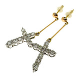 クロス/十字架デザイン ぶら下がり ダイヤモンド 計0.53/計0.52ct ピアス Pt900プラチナ/K18PGピンクゴールド 18金/K18YG 4.2g レディース
【中古】【真子質店】【NN】




【MiTMo】