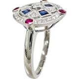 13号 ダイヤモンド 0.22ct サファイア 0.40ct ルビー 0.15ct リング・指輪 K18WGホワイトゴールド 18金 3.9g レディース
【中古】【真子質店】【NN】




【KIMo】