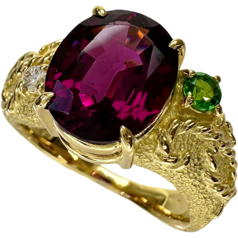 11.5号【TASAKI/タサキ】 ロードライトガーネット 4.21ct グリーングロ