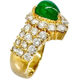 11号 カボションエメラルド 0.93ct ダイヤモンド 1.04ct リング・指輪 K18ゴールド 18金 7.1g レディース
【中古】【真子質店】【NN】




【IMoID】