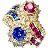 15号 ルビー 0.95ct サファイア 0.95ct ダイヤモンド 0.42ct リング・指輪 K18ゴールド 18金 7.9g レディース
【中古】【真子質店】【NN】




【IDxMi】