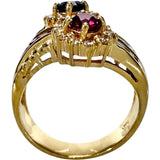 15号 ルビー 0.95ct サファイア 0.95ct ダイヤモンド 0.42ct リング・指輪 K18ゴールド 18金 7.9g レディース
【中古】【真子質店】【NN】




【IDxMi】