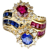 15号 ルビー 0.95ct サファイア 0.95ct ダイヤモンド 0.42ct リング・指輪 K18ゴールド 18金 7.9g レディース
【中古】【真子質店】【NN】




【IDxMi】