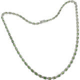 グリーングロシュラーガーネット 12.00ct ダイヤモンド 1.30ct ネックレス K18WGホワイトゴールド 18金 21.2g 43cm レディース
【中古】【真子質店】【NN】




【DxKx】
