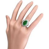 11.5号 ヒスイ（翡翠/樹脂含侵なし） 4.463ct ダイヤモンド 1.80ct リング・指輪 Pt900プラチナ 13.5g レディース
【中古】【真子質店】【NN】




【DYTx】