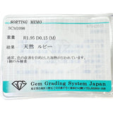 13号 しずく型 ミステリーセッティングルビー 1.95ct ダイヤモンド 0.15ct リング・指輪 K18WGホワイトゴールド 18金 5.1g レディース
【中古】【真子質店】【NN】




【IIxx】