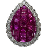 13号 しずく型 ミステリーセッティングルビー 1.95ct ダイヤモンド 0.15ct リング・指輪 K18WGホワイトゴールド 18金 5.1g レディース
【中古】【真子質店】【NN】




【IIxx】