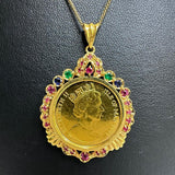 Isle of Man Cat 1/5oz Ruby Emerald Sapphire Pendant Top K24 Gold 24 Karat (Pure Gold)/K18 Gold 18 Karat 11.8g Ladies
【Used】【Makoto Shichiten】【NN】



【TMoMax】