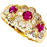 Size 9 Ruby Diamond 0.34ct Ring K18 Gold 18K 3.7g Women's
[Pre-owned] [Makoto Shichiten] [NN]



[YSMi]