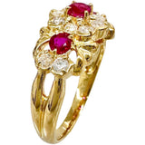 Size 9 Ruby Diamond 0.34ct Ring K18 Gold 18K 3.7g Women's
[Pre-owned] [Makoto Shichiten] [NN]



[YSMi]