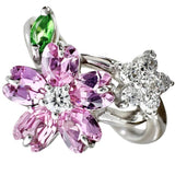 10号 フラワーモチーフ ピンクサファイア 0.85ct ダイヤモンド 0.15ct グリーングロシュラーガーネット 0.08 ct リング・指輪 K18WGホワイトゴールド 18金 4.6g レディース
【中古】【真子質店】【NN】




【MixMa】