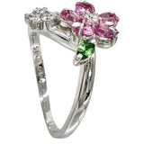 10号 フラワーモチーフ ピンクサファイア 0.85ct ダイヤモンド 0.15ct グリーングロシュラーガーネット 0.08 ct リング・指輪 K18WGホワイトゴールド 18金 4.6g レディース
【中古】【真子質店】【NN】




【MixMa】
