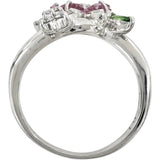 10号 フラワーモチーフ ピンクサファイア 0.85ct ダイヤモンド 0.15ct グリーングロシュラーガーネット 0.08 ct リング・指輪 K18WGホワイトゴールド 18金 4.6g レディース
【中古】【真子質店】【NN】




【MixMa】