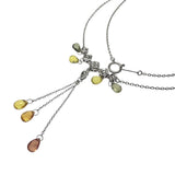 マルチカラーサファイア(ブリオレットカット) 計3.40ct ダイヤモンド 計0.12ct ネックレス K18WGホワイトゴールド 18金 4.6g 42cm レディース
【中古】【真子質店】【NN】




【KIMo】