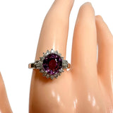 11.5号 ガーネット(ピンク色) ダイヤモンド 計0.33ct リング・指輪 Pt900プラチナ 5.4g レディース
【中古】【真子質店】【NN】




【DMiD】