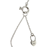 【STAR JEWELRY】 Heart Mystery Setting Ruby 0.15ct Bracelet K18WG White Gold 18K 0.9g 17.5cm Ladies