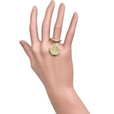 No. 13 Mexican Peso Gold Coin Dangle Ring K18 Gold 18k/K21.6 Gold 21.6k 5.2g Ladies
【Used】【Makoto Shichiten】【NN】



【STD】